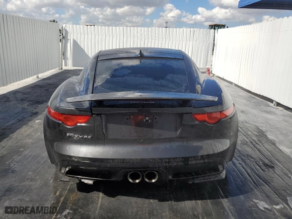 2016 Jaguar F-TYPE with VIN SAJWA6AT7G8K33356, listed as a Copart auction lot 44166565 with 42,824 mi miles and Clean Title. Bid and sale history available at carsss.com. Image 6.
