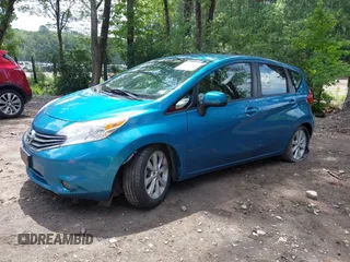 2014 Nissan Note S Plus with VIN 3N1CE2CP2EL375078, listed as a IAAI auction lot 42712747 with 83,020 mi miles and . Bid and sale history available at DreamBid. Image 2.