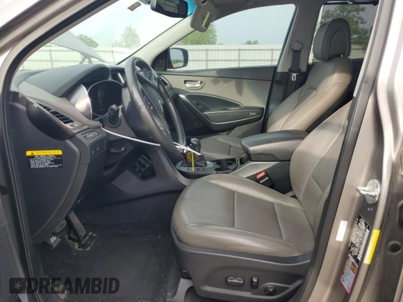 2017 Hyundai Santa Fe Ultimate with VIN 5XYZW4LA4HG488067, listed as a Copart auction lot 54984005 with 100,784 mi miles and Salvage title. Bid and sale history available at DreamBid. Image 7.