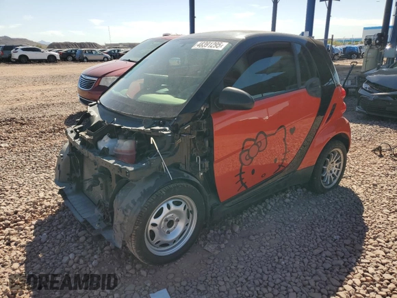 2008 Smart fortwo Pure z VIN WMEEJ31X78K123537, wystawiony jako Copart lot #48391295 z przebiegiem 94 051 mil mil oraz Szkody całkowita. Historia ofert i sprzedaży dostępna na DreamBid. Obrazek 1.