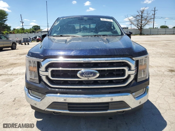 2022 Ford F-150 XL with VIN 1FTFW1E59NKD92796, listed as a Copart auction lot 60110114 with 96,420 mi miles and Salvage Title. Bid and sale history available at carsss.com. Image 5.