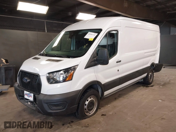 2023 Ford Transit Cargo with VIN 1FTBR1C86PKB37075, listed as a IAAI auction lot 41856721 with 20,540 mi miles. Bid and sale history available at carsss.com. Image 18.