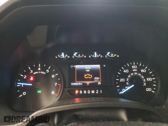 2018 Ford F-150 XL with VIN 1FTEX1CB4JKF05971, listed as a Copart auction lot 52360795 with 124,920 mi miles and Clean Title. Bid and sale history available at carsss.com. Image 9.