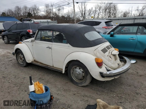 1978 Volkswagen Beetle with VIN 1582067349, listed as a Copart auction lot 47457725 with 346,185 mi miles and Salvage Title. Bid and sale history available at DreamBid. Image 2.
