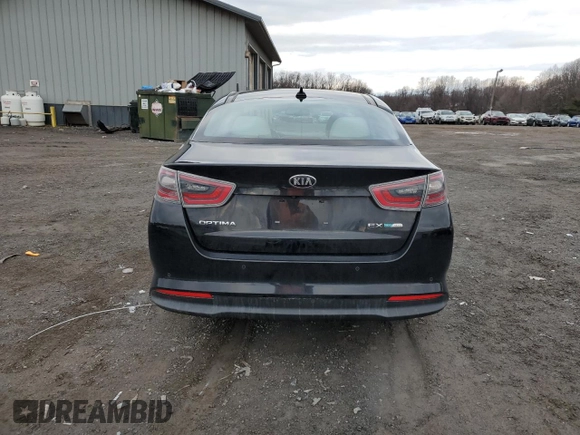 2016 Kia Optima Hybrid EX with VIN KNAGN4AD8G5093465, listed as a Copart auction lot 43966075 with 108,599 mi miles and Salvage Title. Bid and sale history available at carsss.com. Image 6.
