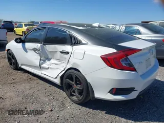 2017 Honda Civic Sedan EX-T with VIN 19XFC1F38HE203682, listed as a IAAI auction lot 41878634 with 96,195 mi miles. Bid and sale history available at carsss.com. Image 3.