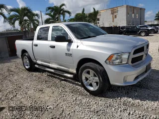 2017 Ram 1500 Express with VIN 1C6RR7KG2HS732427, listed as a Copart auction lot 77602404 with 105,715 mi miles and Salvage title. Bid and sale history available at DreamBid. Image 4.