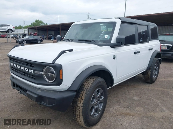2025 Ford Bronco Big Bend with VIN 1FMDE7BH3SLA43663, listed as a IAAI auction lot 42295299 with 3,722 mi miles and . Bid and sale history available at DreamBid. Image 17.