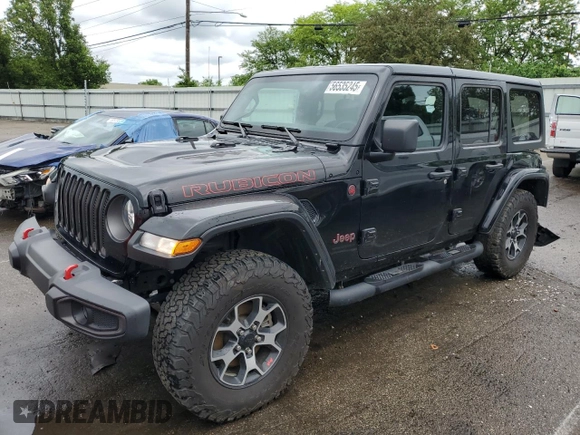 2023 Jeep Wrangler Rubicon с VIN 1C4HJXFN5PW509018, выставлен на аукционе Copart как лот 56535245 с пробегом 34 245 миль миль и Списание • Salvage title. История ставок и продаж доступна на DreamBid. Изображение 1.