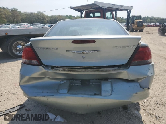2005 Chrysler Sebring Touring with VIN 1C3AL56R45N662662, listed as a Copart auction lot 54200605 with 120,608 mi miles and Salvage Title. Bid and sale history available at DreamBid. Image 6.