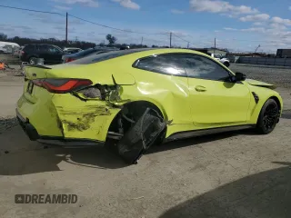 2022 BMW M4 Competition with VIN WBS33AZ03NCJ45996, listed as a Copart auction lot 79228774 with 9,559 mi miles and Salvage Title. Bid and sale history available at carsss.com. Image 3.