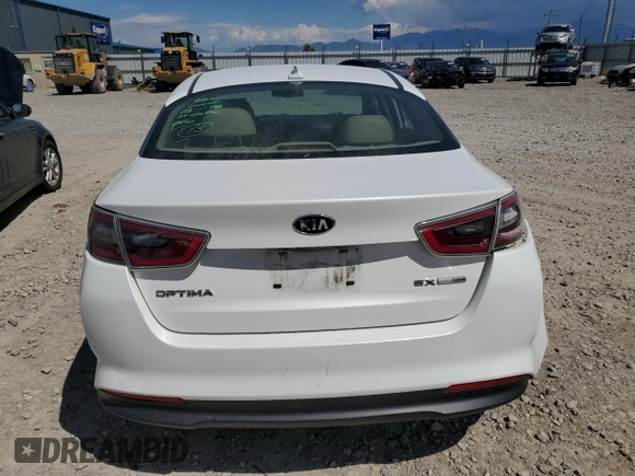 2016 Kia Optima Hybrid EX with VIN KNAGN4AD8G5094051, listed as a Copart auction lot 67477664 with 152,937 mi miles and Salvage Title. Bid and sale history available at carsss.com. Image 6.