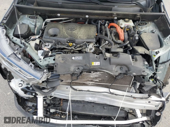 2020 Toyota RAV4 Hybrid XLE with VIN JTMR6RFV5LD003115, listed as a Copart auction lot 60966755 with 53,942 mi miles and Salvage title. Bid and sale history available at DreamBid. Image 12.