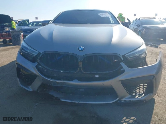 2020 BMW M8 with VIN WBSAE0C00LCD21181, listed as a IAAI auction lot 41299059 with 43,538 mi miles. Bid and sale history available at carsss.com. Image 12.
