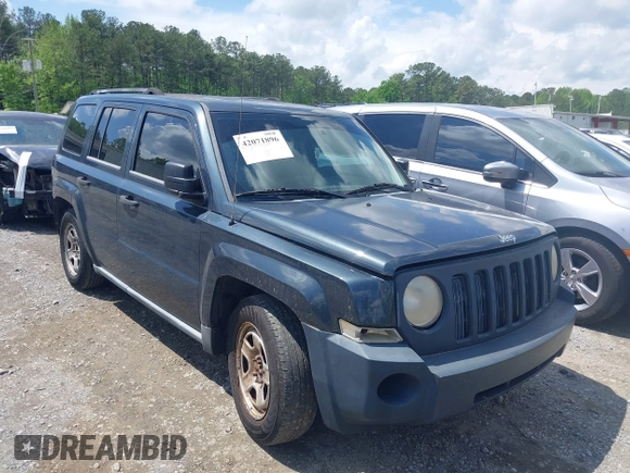 2008 Jeep Patriot Sport z VIN 1J8FT280X8D562129, wystawiony jako IAAI lot #42071896 z przebiegiem 203 212 mil mil oraz . Historia ofert i sprzedaży dostępna na DreamBid. Obrazek 1.