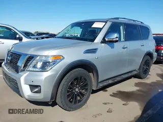 2018 Nissan Armada Platinum with VIN JN8AY2NF8J9331724, listed as a IAAI auction lot 41761151 with 64,975 mi miles. Bid and sale history available at carsss.com. Image 17.