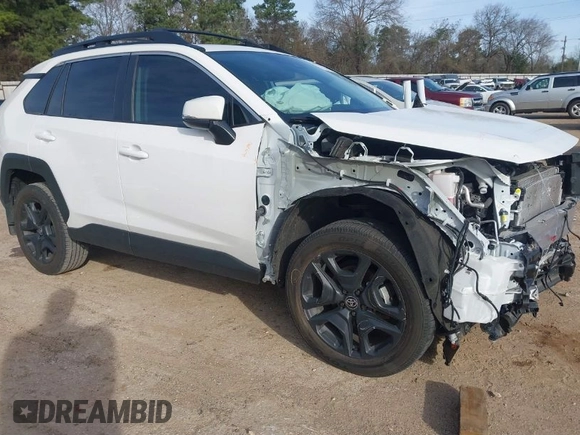 2023 Toyota RAV4 Adventure with VIN 2T3J1RFV6PW374384, listed as a IAAI auction lot 41699655 with 15,504 mi miles. Bid and sale history available at carsss.com. Image 1.