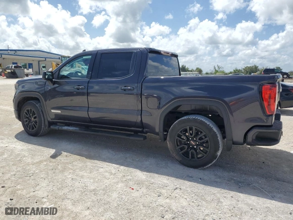 2022 GMC Sierra 1500 Elevation with VIN 3GTPHCEK5NG584546, listed as a Copart auction lot 70234964 with 42,924 mi miles and Non Repairable. Bid and sale history available at carsss.com. Image 2.