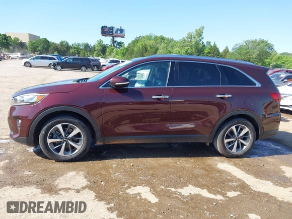2019 Kia Sorento EX Sport with VIN 5XYPH4A52KG509349, listed as a IAAI auction lot 42244984 with 96,761 mi miles and . Bid and sale history available at DreamBid. Image 14.