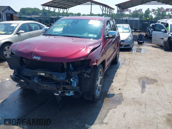 2019 Jeep Grand Cherokee High Altitude with VIN 1C4RJFCG3KC699948, listed as a IAAI auction lot 42681467 with 40,932 mi miles and . Bid and sale history available at DreamBid. Image 2.