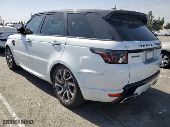 2018 Land Rover Range Rover Sport Autobiography with VIN SALWV2RE2JA807629, listed as a Copart auction lot 76975484 with 0 mi miles and Salvage Title. Bid and sale history available at carsss.com. Image 2.