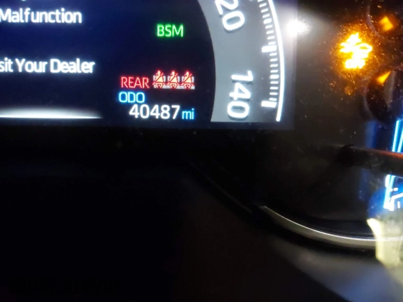 2023 Toyota RAV4 Hybrid XLE with VIN JTMRWRFV1PD180055, listed as a IAAI auction lot 41748593 with 40,487 mi miles. Bid and sale history available at carsss.com. Image 15.