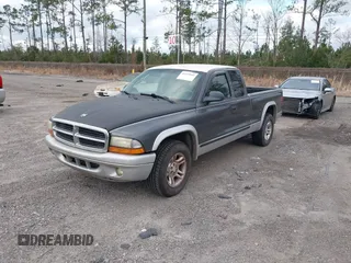 2003 Dodge Dakota SLT with VIN 1D7HL42N63S100130, listed as a IAAI auction lot 41419945 with 185,326 mi miles. Bid and sale history available at carsss.com. Image 2.