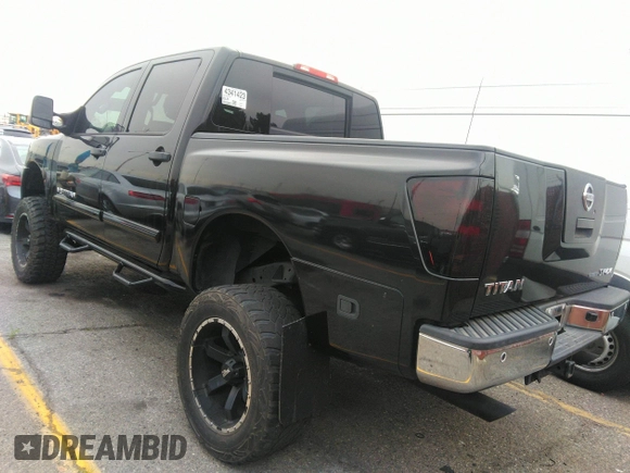 2012 Nissan Titan SL with VIN 1N6BA0EC7CN302866, listed as a IAAI auction lot 36423631 with 108,358 mi miles and . Bid and sale history available at DreamBid. Image 3.