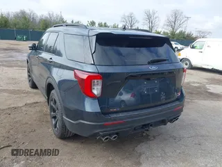 2023 Ford Explorer ST with VIN 1FM5K8GCXPGA61514, listed as a IAAI auction lot 41998702 with 24,688 mi miles. Bid and sale history available at carsss.com. Image 3.