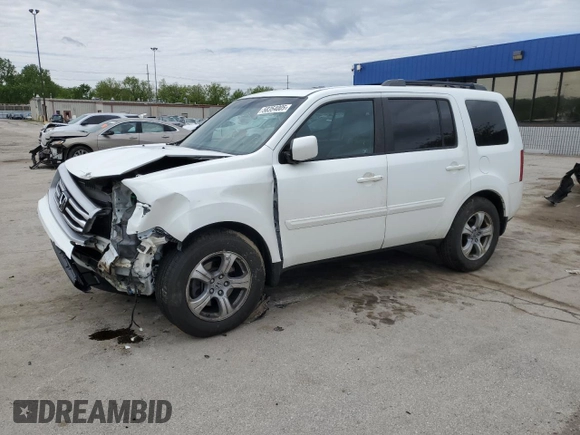 2012 Honda Pilot EX-L with VIN 5FNYF4H78CB070507, listed as a Copart auction lot 58354005 with 171,770 mi miles and Salvage title. Bid and sale history available at DreamBid. Image 1.