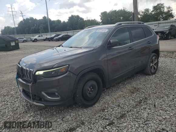 2019 Jeep Cherokee Limited with VIN 1C4PJLDB7KD443573, listed as a Copart auction lot 64115045 with 145,089 mi miles and Clean title. Bid and sale history available at DreamBid. Image 1.