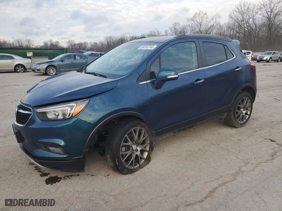 2019 Buick Encore Sport Touring with VIN KL4CJ1SB4KB870060, listed as a Copart auction lot 83414744 with 38,799 mi miles and Salvage Title. Bid and sale history available at carsss.com. Image 1.