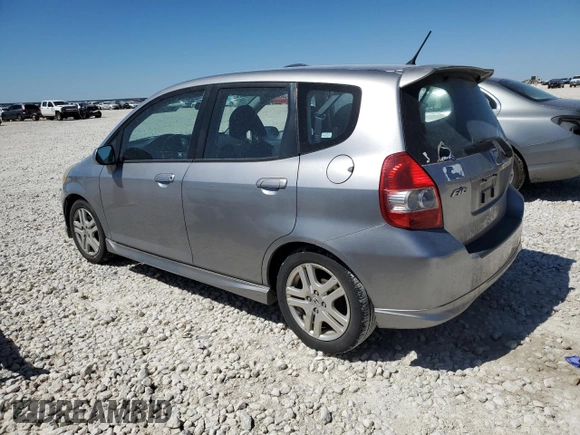 2007 Honda Fit Sport with VIN JHMGD38637S041653, listed as a Copart auction lot 48224085 with 121,493 mi miles and Salvage Title. Bid and sale history available at carsss.com. Image 2.