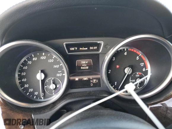 2013 Mercedes-Benz M 350 with VIN 4JGDA2EB1DA207643, listed as a Copart auction lot 67070864 with 96,038 mi miles and Salvage Title. Bid and sale history available at carsss.com. Image 9.