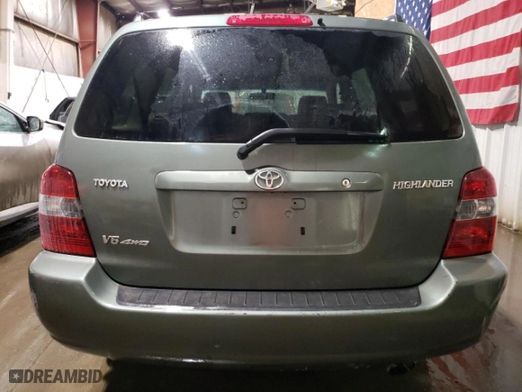 2004 Toyota Highlander with VIN JTEEP21A440045271, listed as a Copart auction lot 49659175 with 192,267 mi miles and Salvage Title. Bid and sale history available at carsss.com. Image 6.