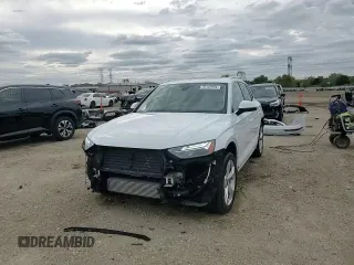 2021 Audi Q5 Premium Plus with VIN WA1BAAFY4M2011158, listed as a Copart auction lot 72142954 with 17,613 mi miles and Salvage Title. Bid and sale history available at carsss.com. Image 14.