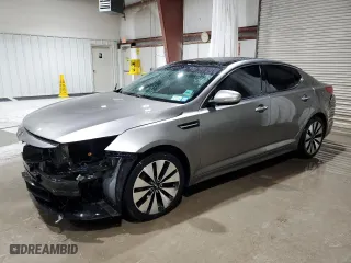 2012 Kia Optima SX with VIN 5XXGR4A68CG014911, listed as a Copart auction lot 51266385 with 92,433 mi miles and Salvage Title. Bid and sale history available at carsss.com. Image 1.