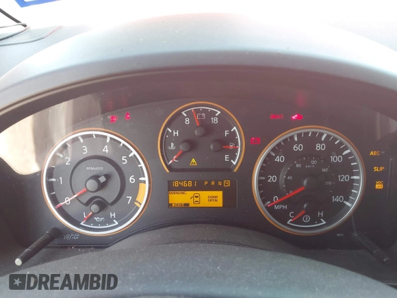 2011 Nissan Titan SV with VIN 1N6BA0ED0BN308385, listed as a IAAI auction lot 41681034 with 184,681 mi miles and . Bid and sale history available at DreamBid. Image 7.