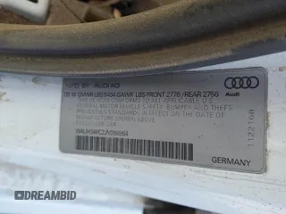 2018 Audi A6 Prestige z VIN WAUH3AFC2JN098984, wystawiony jako Copart lot #48933595 z przebiegiem 9 647 mil mil oraz Czysty tytuł • Clean title. Historia ofert i sprzedaży dostępna na DreamBid. Obrazek 12.