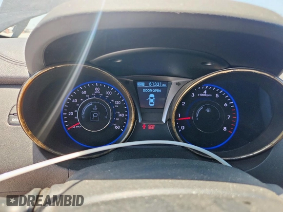 2013 Hyundai Genesis Coupe 2.0T with VIN KMHHT6KD5DU090446, listed as a Copart auction lot 61403395 with 81,331 mi miles and Salvage title. Bid and sale history available at DreamBid. Image 9.