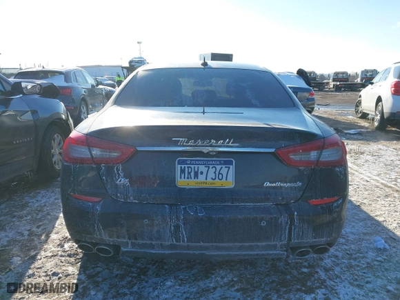 2014 Maserati Quattroporte S Q4 with VIN ZAM56RRA3E1123504, listed as a IAAI auction lot 41395299 with 49,192 mi miles. Bid and sale history available at carsss.com. Image 15.