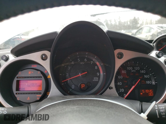2013 Nissan 370Z Touring with VIN JN1AZ4FH4DM790659, listed as a Copart auction lot 51816635 with 51,945 mi miles and Salvage Title. Bid and sale history available at carsss.com. Image 9.