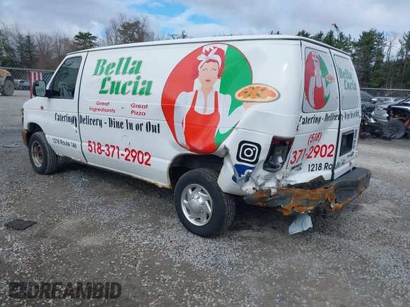 2012 Ford Econoline Cargo Commercial with VIN 1FTNE1EW6CDA93498, listed as a IAAI auction lot 42041801 with 105,555 mi miles and . Bid and sale history available at carsss.com. Image 3.