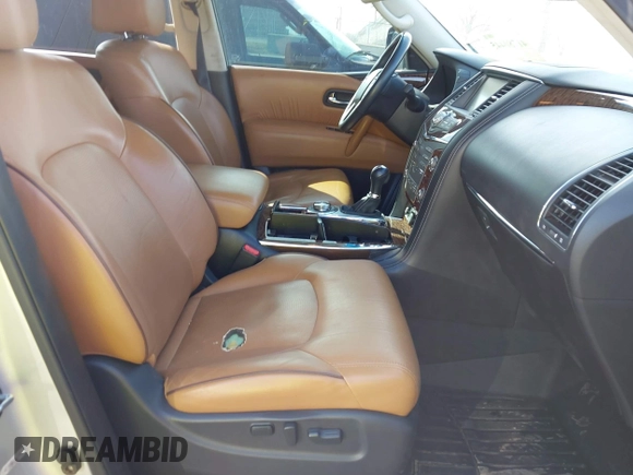 2017 Nissan Armada SV with VIN JN8AY2NC3H9509328, listed as a IAAI auction lot 41780445 with 165,625 mi miles and . Bid and sale history available at DreamBid. Image 5.