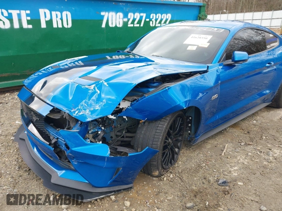 2020 Ford Mustang GT with VIN 1FA6P8CF8L5100316, listed as a IAAI auction lot 41620350 with 115,661 mi miles and . Bid and sale history available at DreamBid. Image 6.
