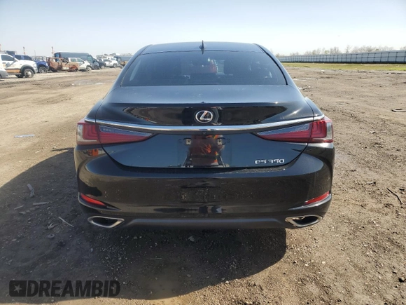 2020 Lexus ES with VIN 58ADZ1B12LU077005, listed as a Copart auction lot 47679565 with 51,020 mi miles and Salvage Title. Bid and sale history available at carsss.com. Image 6.