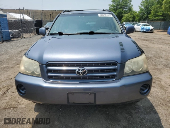 2003 Toyota Highlander z VIN JTEHF21A830151639, wystawiony jako Copart lot #60836165 z przebiegiem 103 270 mil mil oraz Czysty tytuł • Clean title. Historia ofert i sprzedaży dostępna na DreamBid. Obrazek 5.