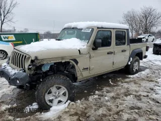 2020 Jeep Gladiator Sport S с VIN 1C6HJTAG4LL193230, выставлен на аукционе Copart как лот 44842385 с пробегом 74 576 миль миль и Списание • Salvage title. История ставок и продаж доступна на DreamBid. Изображение 1.
