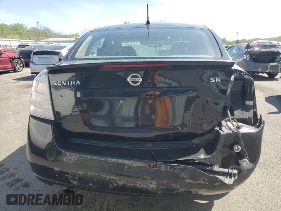 2011 Nissan Sentra SR with VIN 3N1AB6AP6BL653406, listed as a Copart auction lot 53885235 with Not Provided miles and Salvage Title. Bid and sale history available at DreamBid. Image 6.
