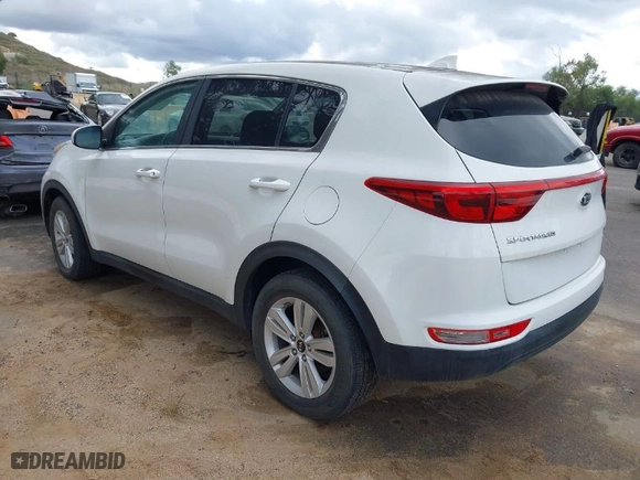 2018 Kia Sportage LX with VIN KNDPM3AC0J7332803, listed as a IAAI auction lot 41764702 with 72,180 mi miles. Bid and sale history available at carsss.com. Image 3.